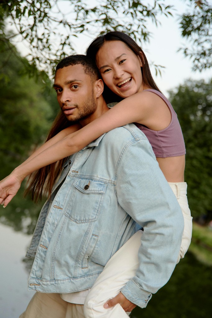Couple connecting through shared faith